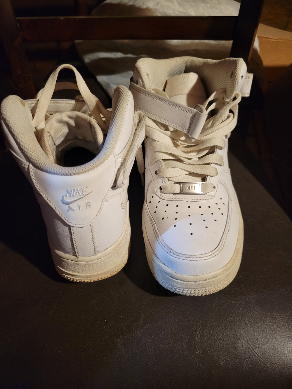 Nike Air Kids' White High-Top Sneakers